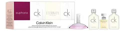 Set 4 Piezas Calvin Klein Ck Edp 5 Ml X 4 Mini Perfume Mujer