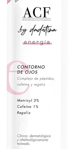 Acf Dadatina Energía Crema Contorno De Ojos Recarga Refill