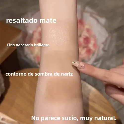 Tati Beauty Paleta Contorno 4 Mate Brillante Polvo Fijador