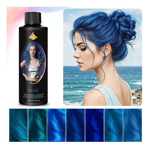 Tinte Semipermanente Para Cabello 268ml Blue
