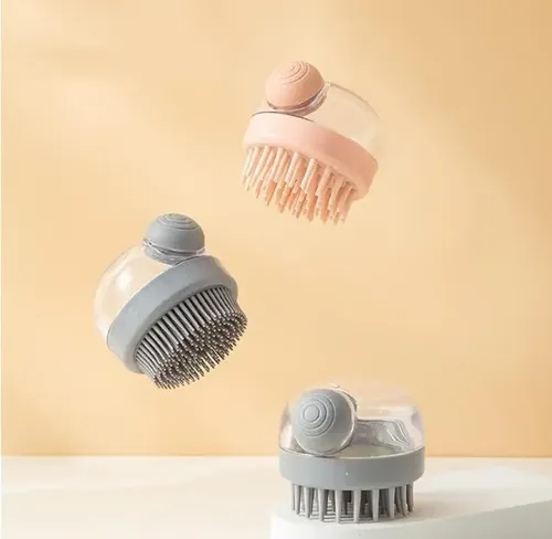 Cepillo Multiuso Ducha Cabello Masajeador Recargable Shampoo