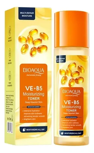 Sérum Bioaqua Ve+ B5 para Acné y Antiarrugas con Vitamina C, 40 mL