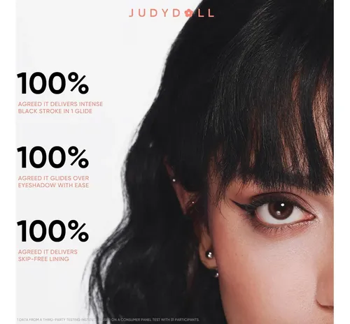 Eyeliner Líquido Waterproof Ink Glider 30h Judydoll