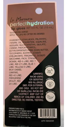 Gloss Labial Hidratante Con Ácido Hialurónico Le Mercerie