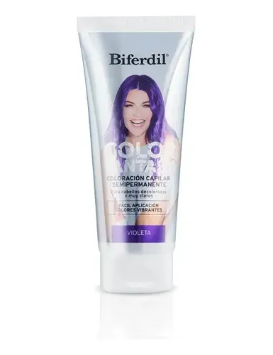 Coloracion Semipermanente Biferdil Color Fantasy Violeta