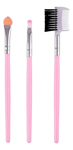 Set 3 Brochas Pinceles Maquillajes