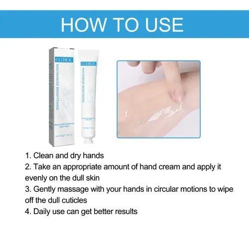 Crema De Manos Iluminadora Eelhoe Para Piel Seca Y Agrietada