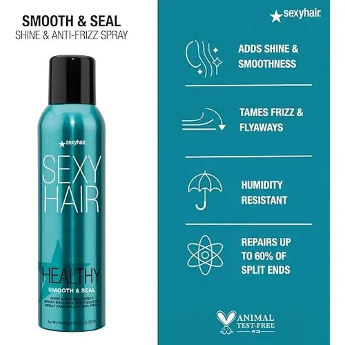 Sexyhair Healthy Smooth And Seal Spray Brillo Anti Frizz
