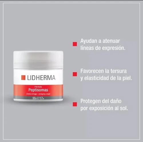 Peptisomas Crema Antiage Flacidez Arrugas Lidherma 50g