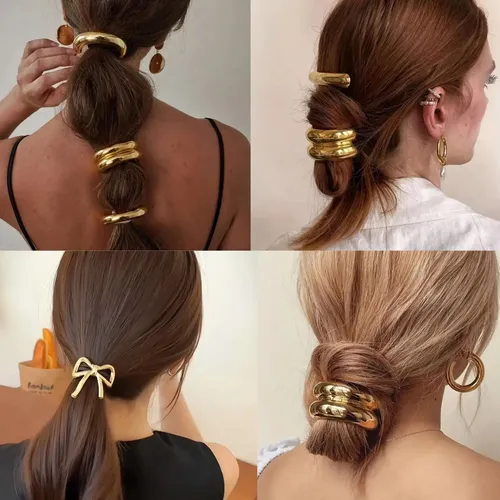 8 Piezas De Pinzas De Metal Para Cabello, Collar De Pelo