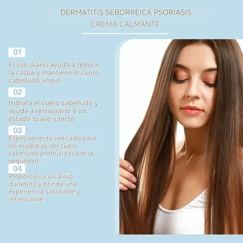 Crema Dh Para Dermatitis Seborreica Y Psoriasis, 2 Piezas