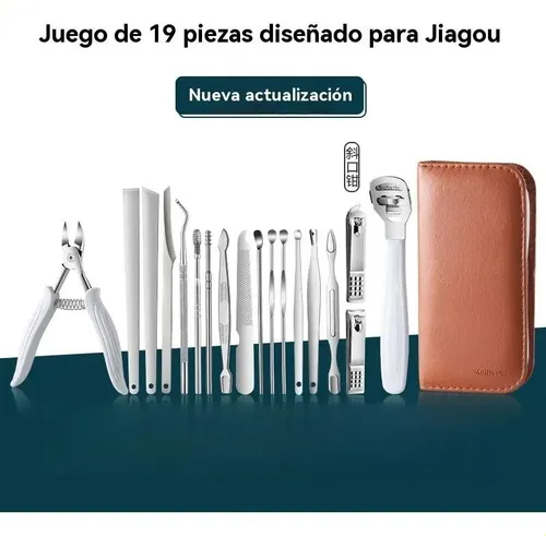 I Kit Profesional Cortar Uñas Encarnadas 19 Herramientas
