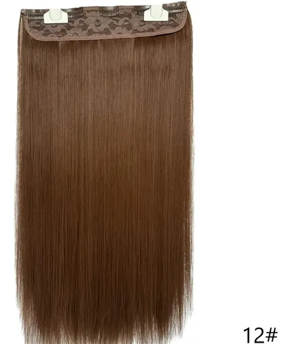 Extensiones Con Clip Cortina De Cabello Orgánica Taurina 666 Color 12