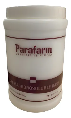 Crema Corporal Para Masajes Hidrosoluble Base Parafarm 1kg