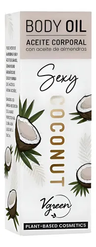 Vgreen Body Oil Coconut Almendra Aceite Corporal Y Ducha Fw Coco