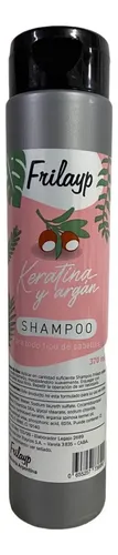 Shampoo + Acondicionador Keratina Y Argan Frilayp X370ml.