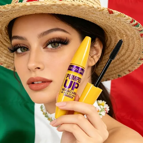 Mascara De Pestañas Pestañas Extra Largas Y Rizadas Para