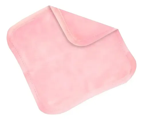 Toalla Desmaquillante Pad Microfibra Rosa Limpieza Facial