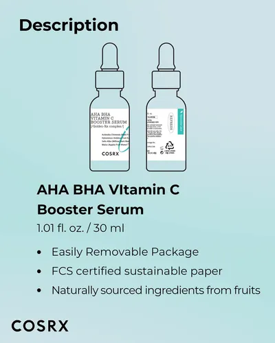Sérum Cosrx Aha Bha Vitamina C Booster 30 Ml Antienvejecimie