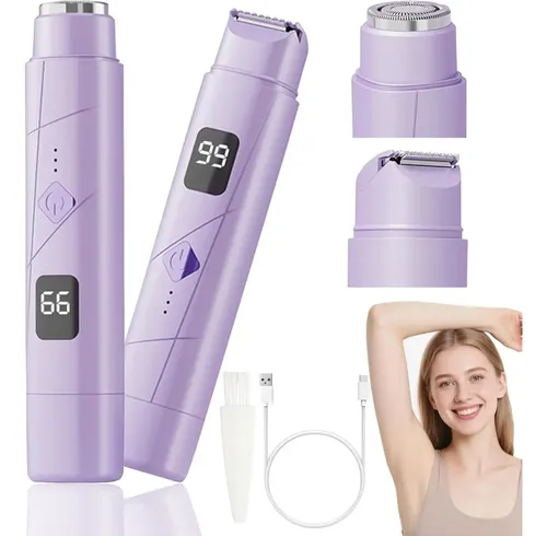 Q De Depilador Con Pantalla Led For Áreas Grandes Violeta F