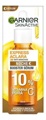 Garnier Skin Serum Noche Aclara Vit. C X 30ml