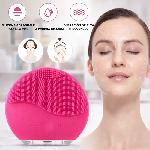 Limpiador Cepillo Facial Vibrador Masajeador Recargable Usb