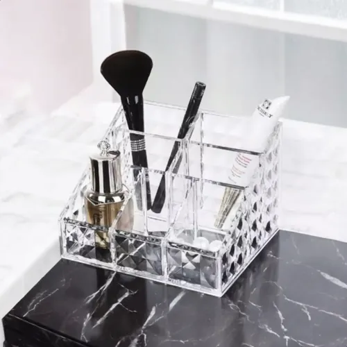 Organizador Accesorios Escritorio Cosmetico De Acrilico