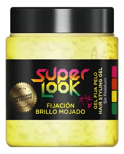 Gel Super Look X500 Fijacion Brillo Mojado