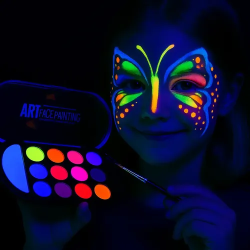 Paleta Ushas Face Painting Cremosa Maquillaje Pro