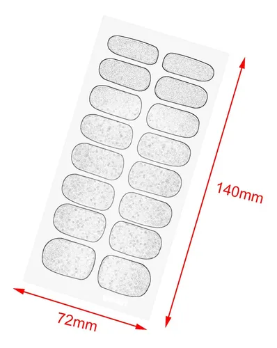 2 Piezas De Pegatinas Para Uñas, Kit De Manicura Estilo E