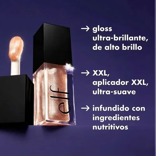 E.l.f Gloss Glow Reviver Lip Oil Tono Super-natural