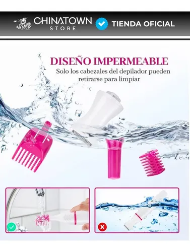Depiladora Afeitadora Mujer 5 En 1 Facial Corporal Sin Dolor