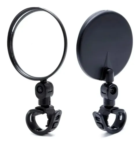 Espejo Retrovisor Bicicleta Zoom Aumento Abrazadera 8cm
