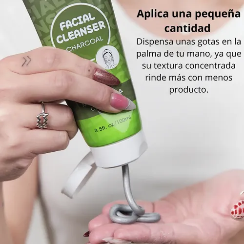 Limpiador Facial Mely Con Extracto Carbon Para Piel Grasa