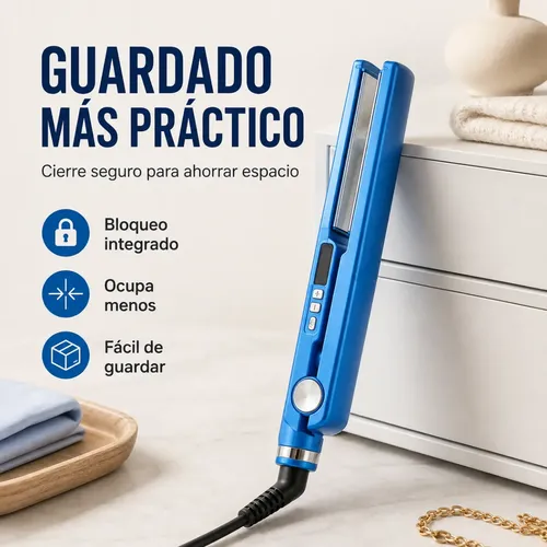 Plancha Alisadora Pelo Nano Titanium Digital 250°c Antifrizz
