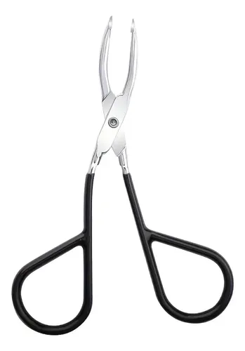 Pinzas Pequeñas De Acero Inoxidable Para Cejas, 1 Pieza Black Soft Touch