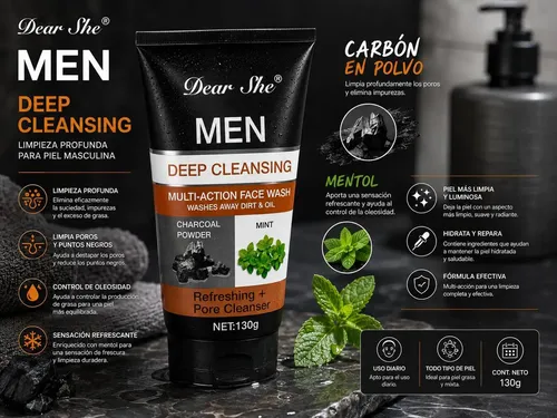 Dear She Men Deep Cleansing Facial Para Hombre