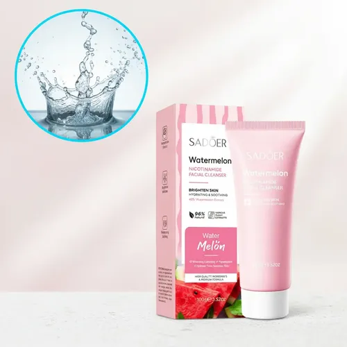 Limpiador Facial Watermelon Nicotinamide Sadoer 100g