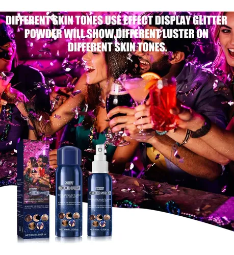 Brillo Corporal Body Glitter Para Secar Rápidamente Y Secar