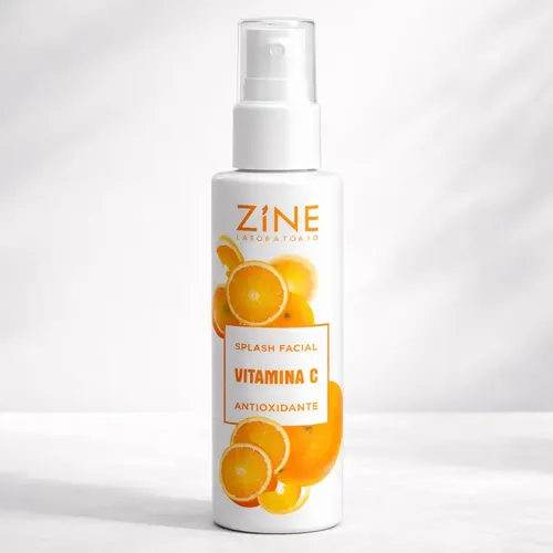 Splash Facial Antioxidante Vitamina C 10% 100ml Zine Todo Tipo De Piel Día/noche
