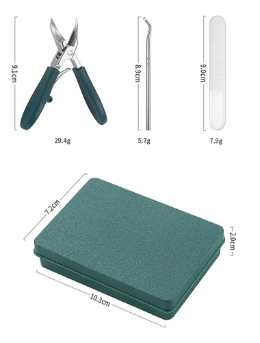 Cortauñas Eagle Beak, Set De 3 Cortaúñas Biselados L