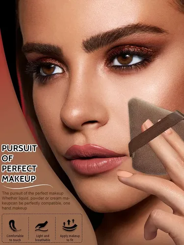 – Set De Esponjas Para Maquillaje Con Aplicador De Base Zzl-