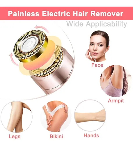 Depiladora Facial Eléctrica Mini Para Mujeres Rosarden Rosa