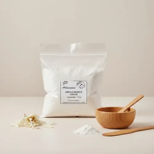 Arcilla Super Blanca Caolin Cosmética 100% Propiedades 500gr