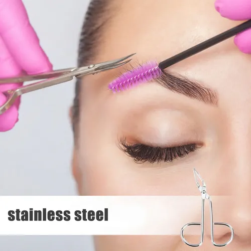 Stainless Steel Eyebrow Tweezer Silver Color For Grooming