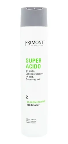 Primont Kit Super Acido Shampoo Acondicionador Mascara Chico