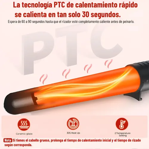Mubooter® Cabello 4 En 1 Ferro Tenazas Planchacal