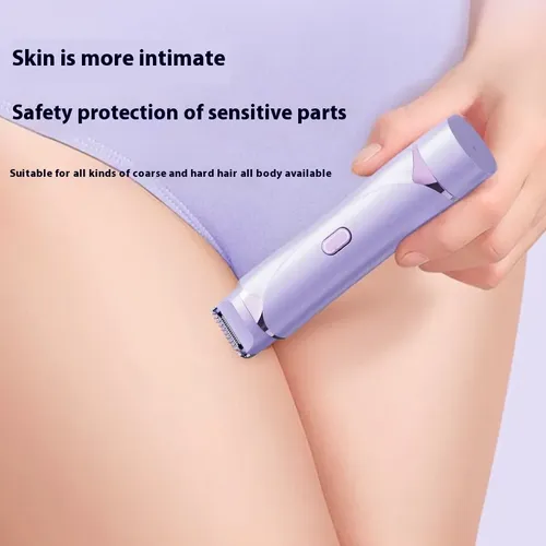 Afeitadora Eléctrica 2 En 1 Para Mujer, Depiladora Húmeda Y
