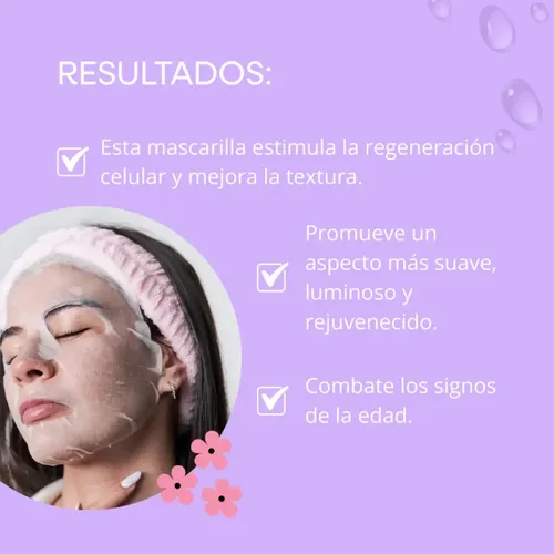 Mascarilla Facial Mely Retinol Jojoba Pomelo Antiarrugas X1 Madura