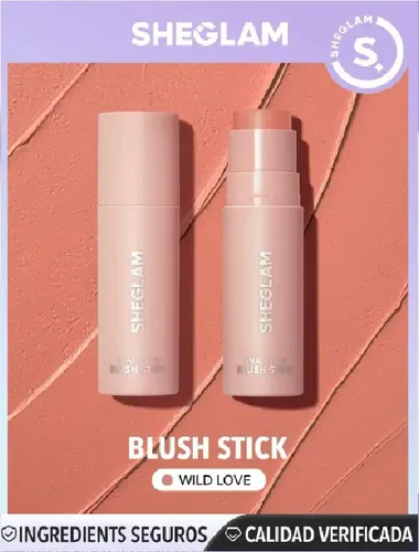 Sheglam Rubor Blush Colorete En Barra Alto Pigmento – Tono Del Maquillaje Wild Love